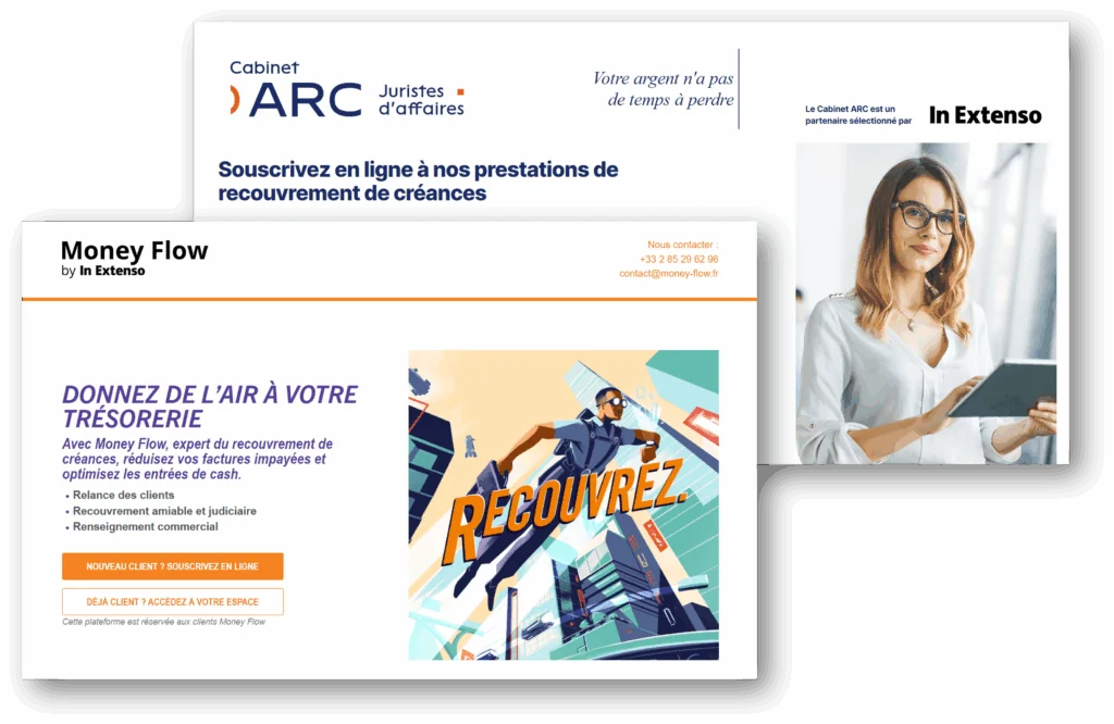 Solutions de recouvrement Inexweb